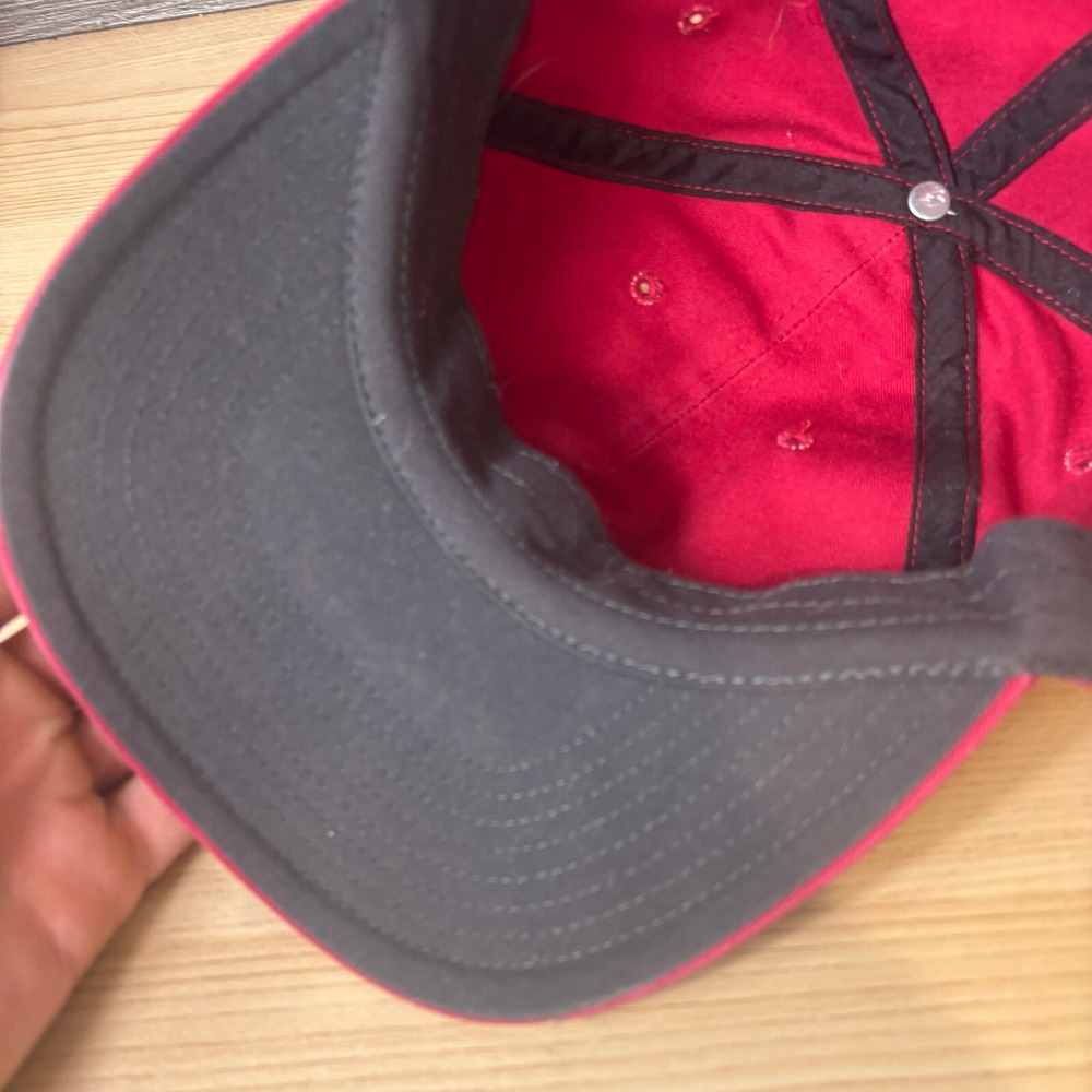 Vintage Nike Hat Cap Strap Back Red Golf Duluth East Greyhounds High School - Picture 8 of 10